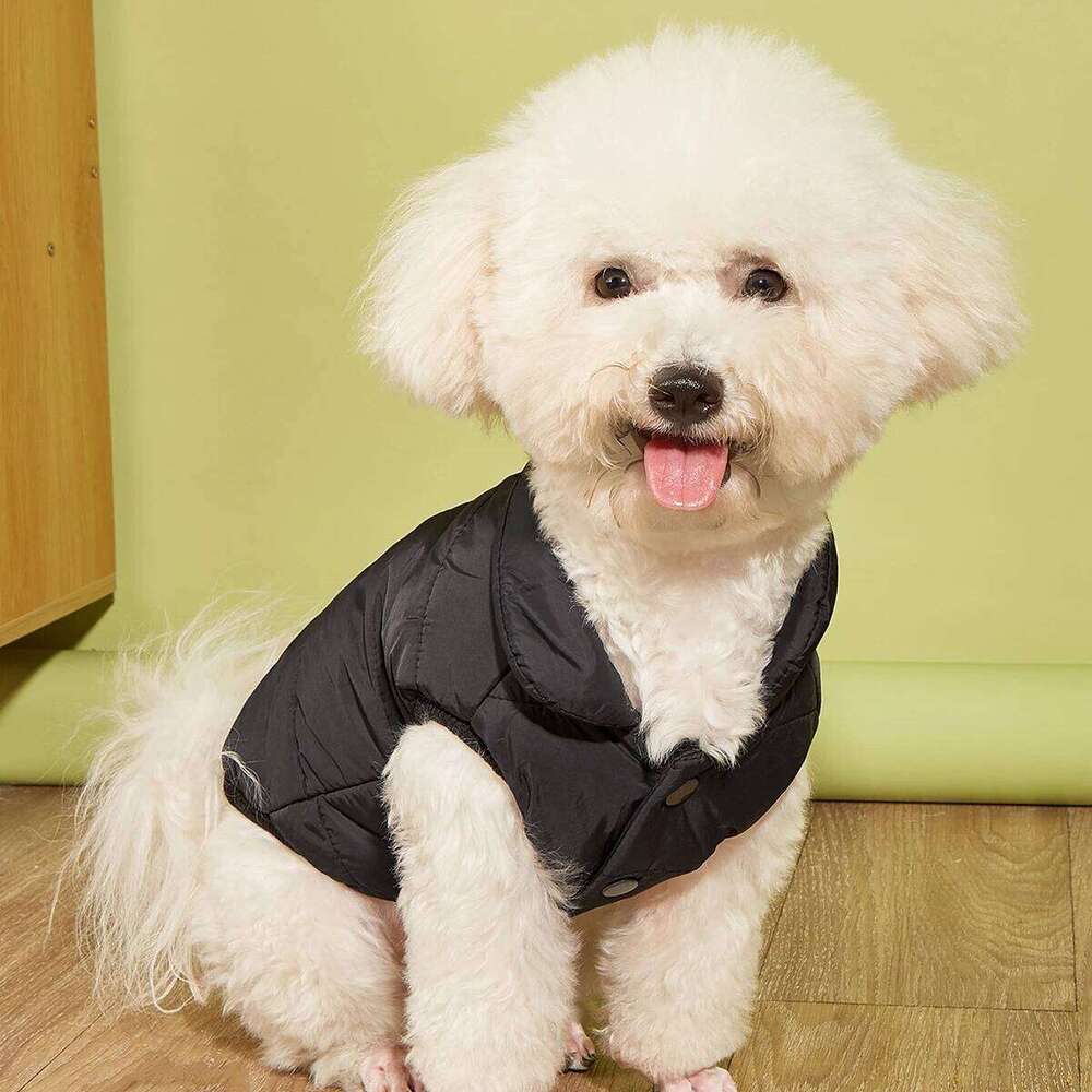 Warm Pet Dog Jacket Vest Autumn Winter Hiking Cozy Striped Thicken Fleece Puppy Clothes for Small Medium Big Dogs Cats Supplies XJ260127