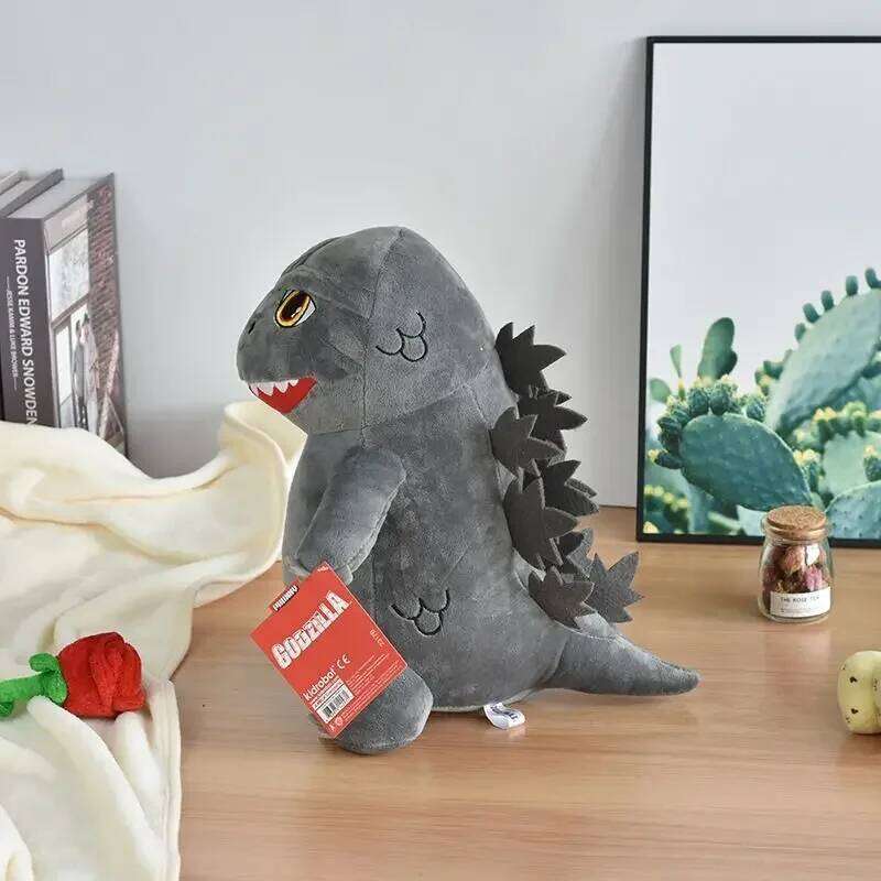 2024 New 20CM Q Version Godzilla hand puppet toy Toys Cute Soft Stuffed Pillow Dolls Sofa Decor Collection Gift Y260128