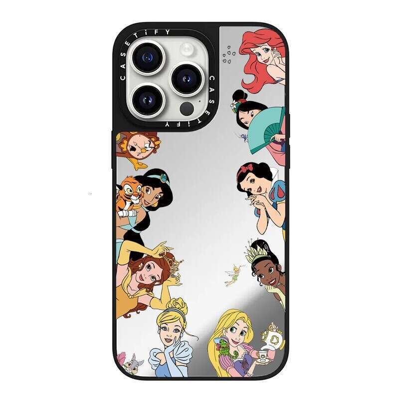CASETi Mickey Snow White Compatible with iPhone 16 Apple 15 Pro Phone Case Cartoon 14 Shockproof S260128