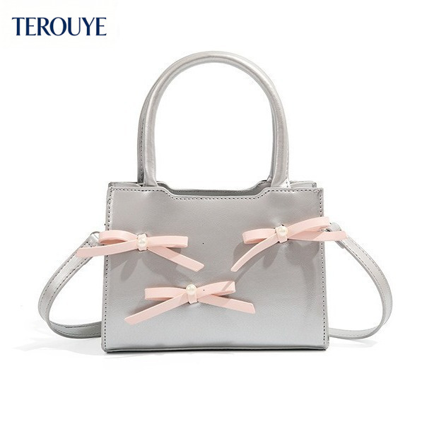 TEROUYE autumn and winter new French style niche design minimalist trend bow fashion style bag women's shoulder bag bag