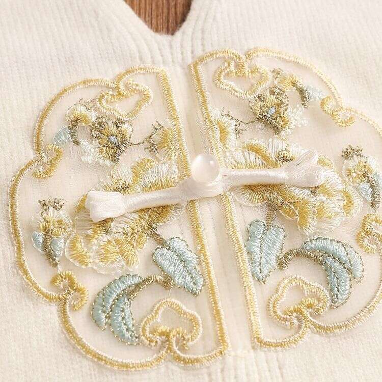 National Style New Chinese Embroidery Camisole For Women, Inner Wear And Outer Wear, Summer With Chest Pad, Sexy Backless Hot Girl Knitted Top