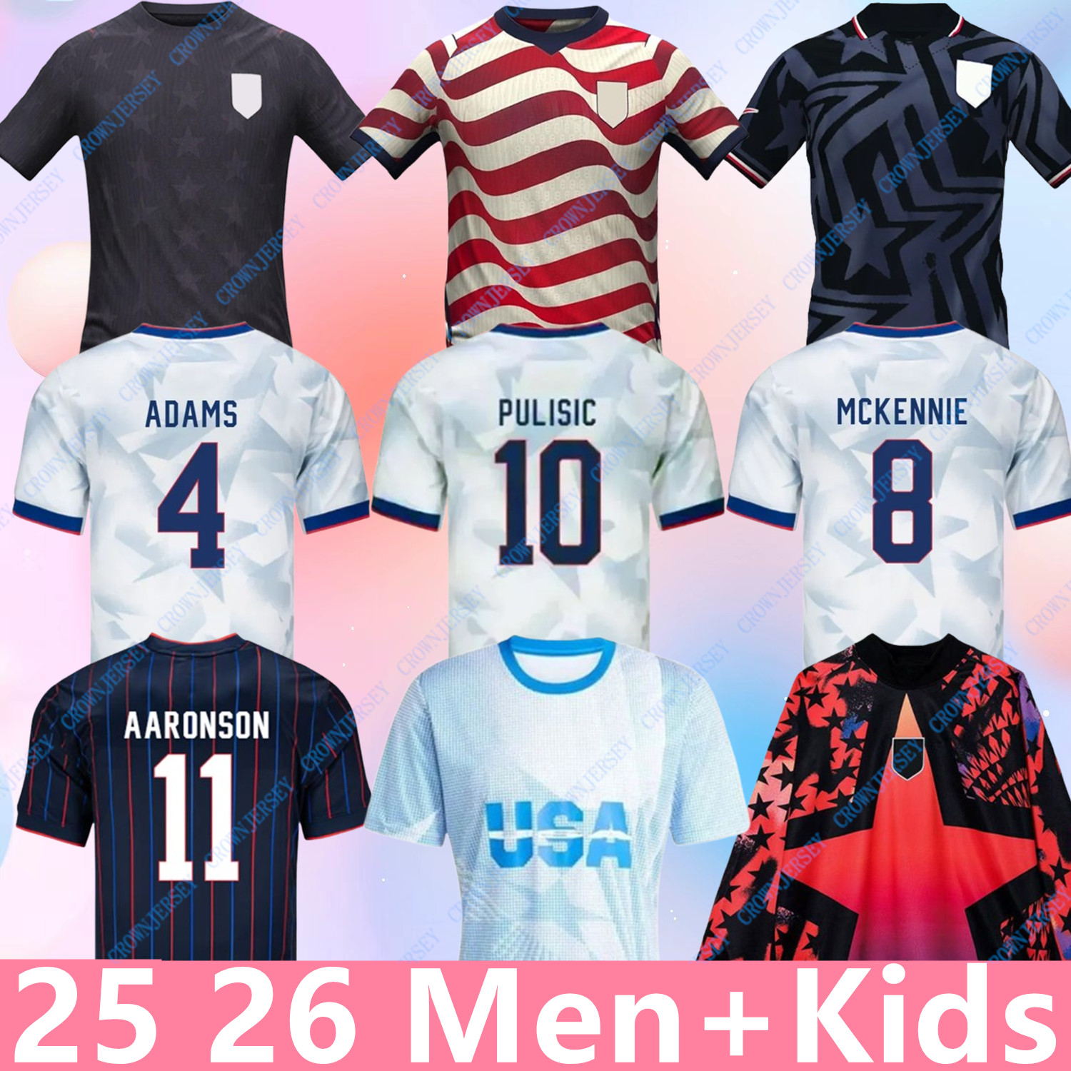 USA jersey 2026 PULISIC MCKENNIE world cup 2026 Jersey ERTZ ALTIDORE PRESS WOOD MORGAN LLOYD America Football Shirt United States Camisetas USA USMNT PLAYER Men Kits