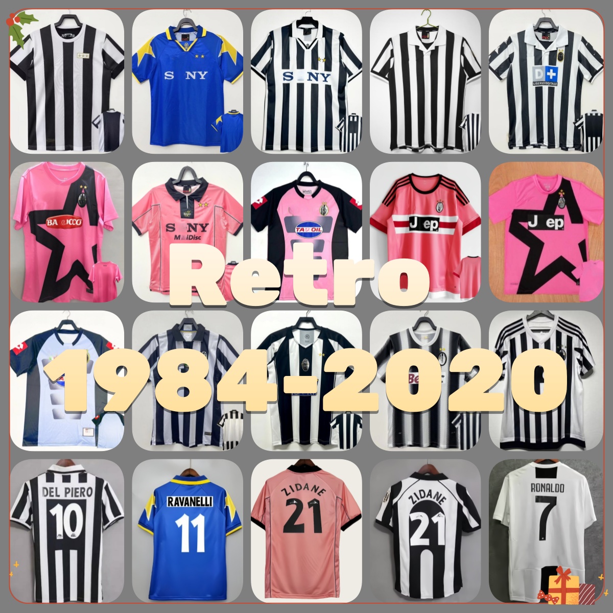 JuVEntUe s RetRO soccer Jersey football shirt jUvEs Vintage DEL PIERO PIRLO Marchisio INzaGHI 84 94 96 98 99 02 04 05 11 15 16 19 20 RonAL Do ZIDANE POGBA Conte uniforms