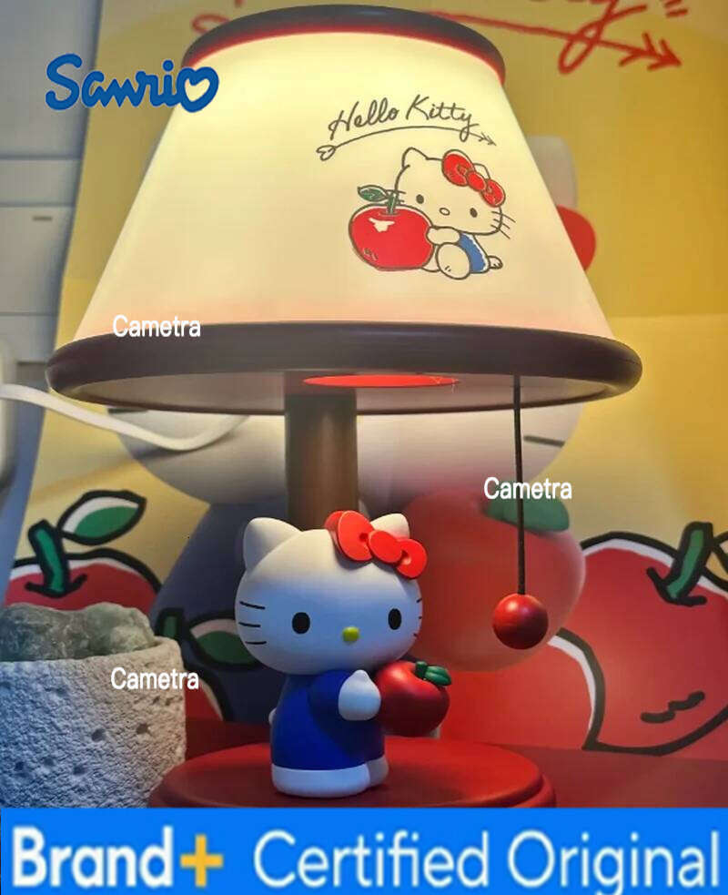 Sanrio HelloKitty bedside lamp, bedroom ambient night light tabletop decorative piece for girls Christmas gift H260128