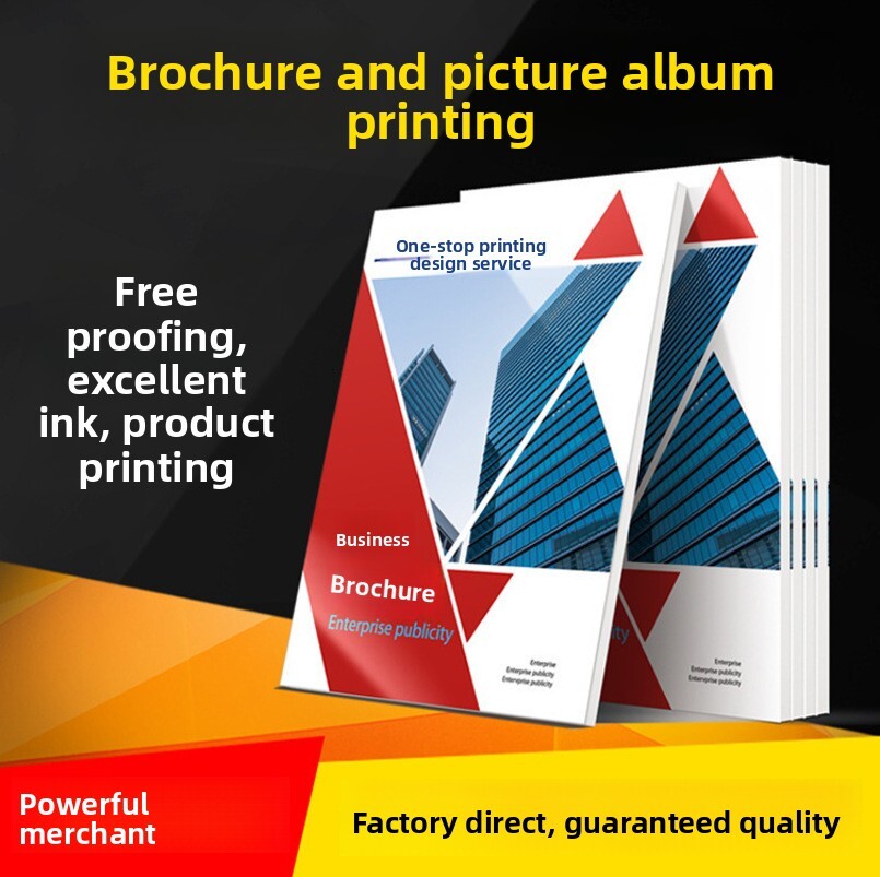 Album Brochure Production Material Textbook Processing Hardcover Book and Periodical Printing Factory