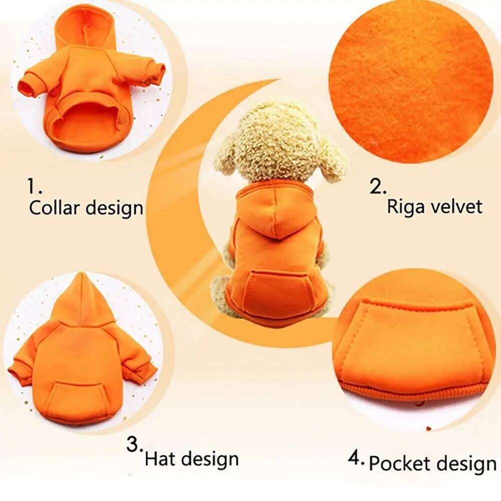 Winter Hoodies Sweatshirt Jacket for Small and Medium Dog Coat Clothes Chihuahuas Bulldog Costume Puppy Pet Autumn XJ260127