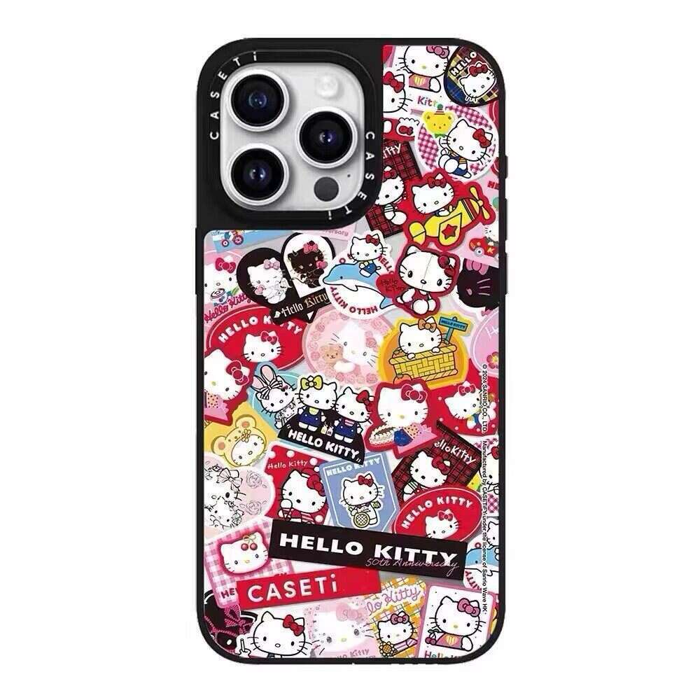 co-branded 50th anniversary HelloKitty Hello Kitty iPhone17promax phone case compatible with Apple 16 S260128