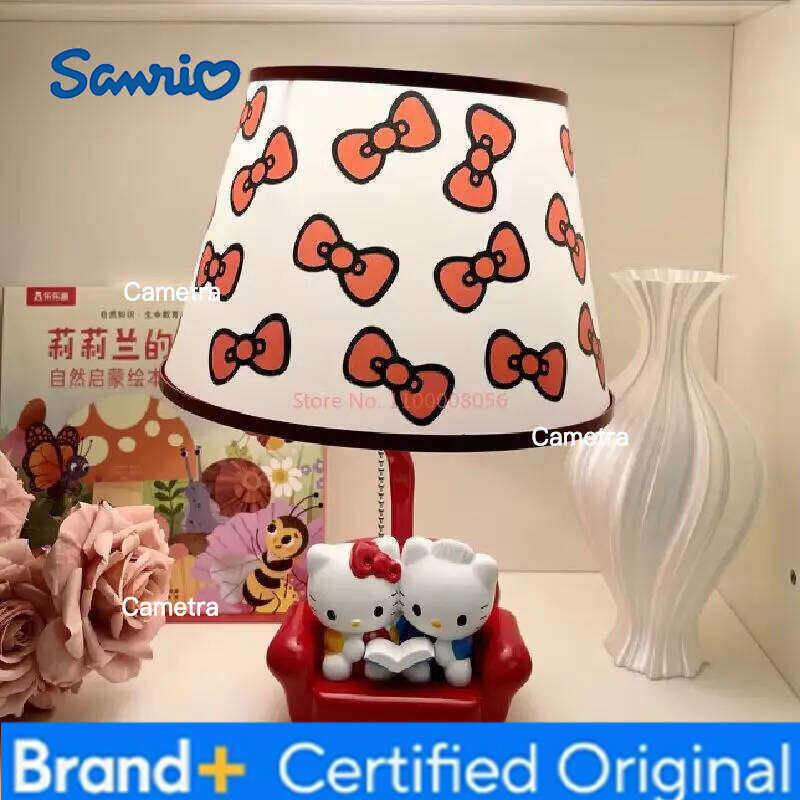 Sanrio Cartoon Table Lamp Wedding Birthday Gift Children'S Bedside Cute Hello Kitty Nightlight Desktop Ornaments H260128