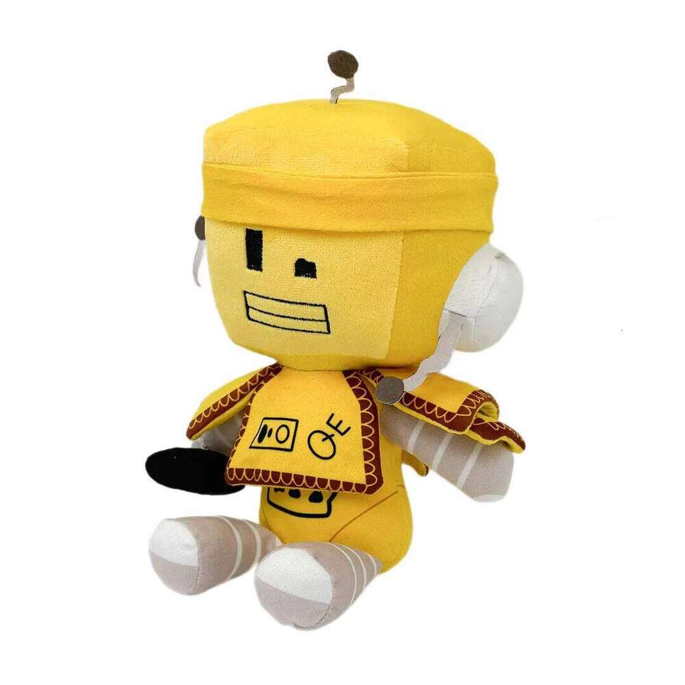 Yellow Robot Something Evil Will Happen Merchandise Plush Toys Kids Game Fan Halloween Christmas Gift Home Decor Funny Doll Y260128