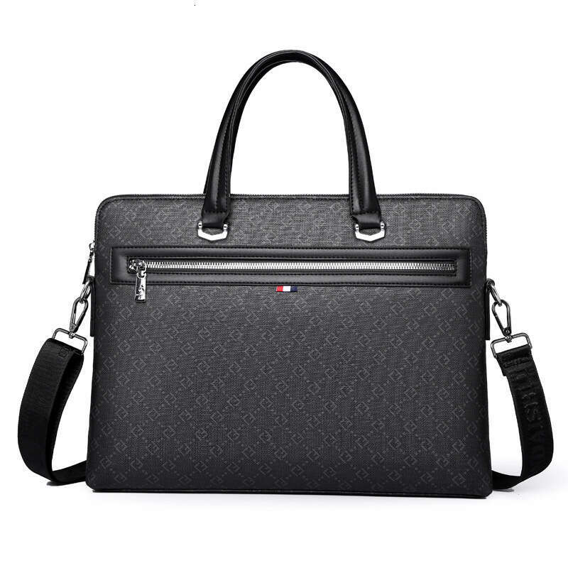 Luxury Shoulder Bags New Handbag Horizontal Business PVC Briefcase Men S Commuting A File Computer Bag Trendy SENYY