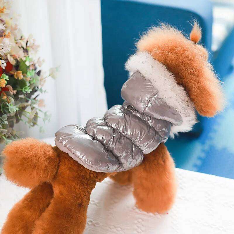 Winter Dog Clothes Warm Down Coat for Small Dogs Thicken Waterproof Hooded Puppy Pet Jacket Windproof Clothing Overalls XJ260127