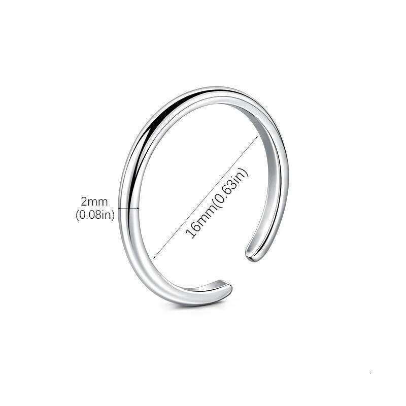 3pcs Adjustable Rings For Women Girls Simple Cute Open Toe Set Summer Beach Stainless Steel Foot Jewelry XJ260127