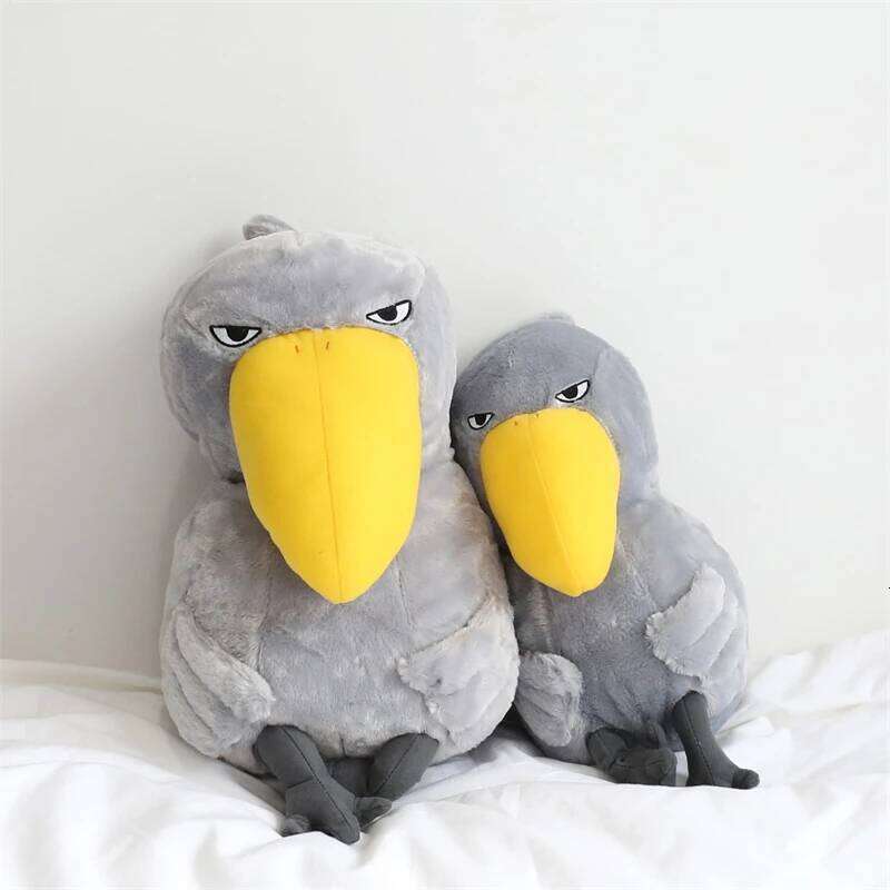 35/45cm Gray Bird Toy Cute Stuffed Animal Plush Toys Fashion Korean Style Plushies Photo Props Soft Birthday Gifts For Kids Girl Y260128