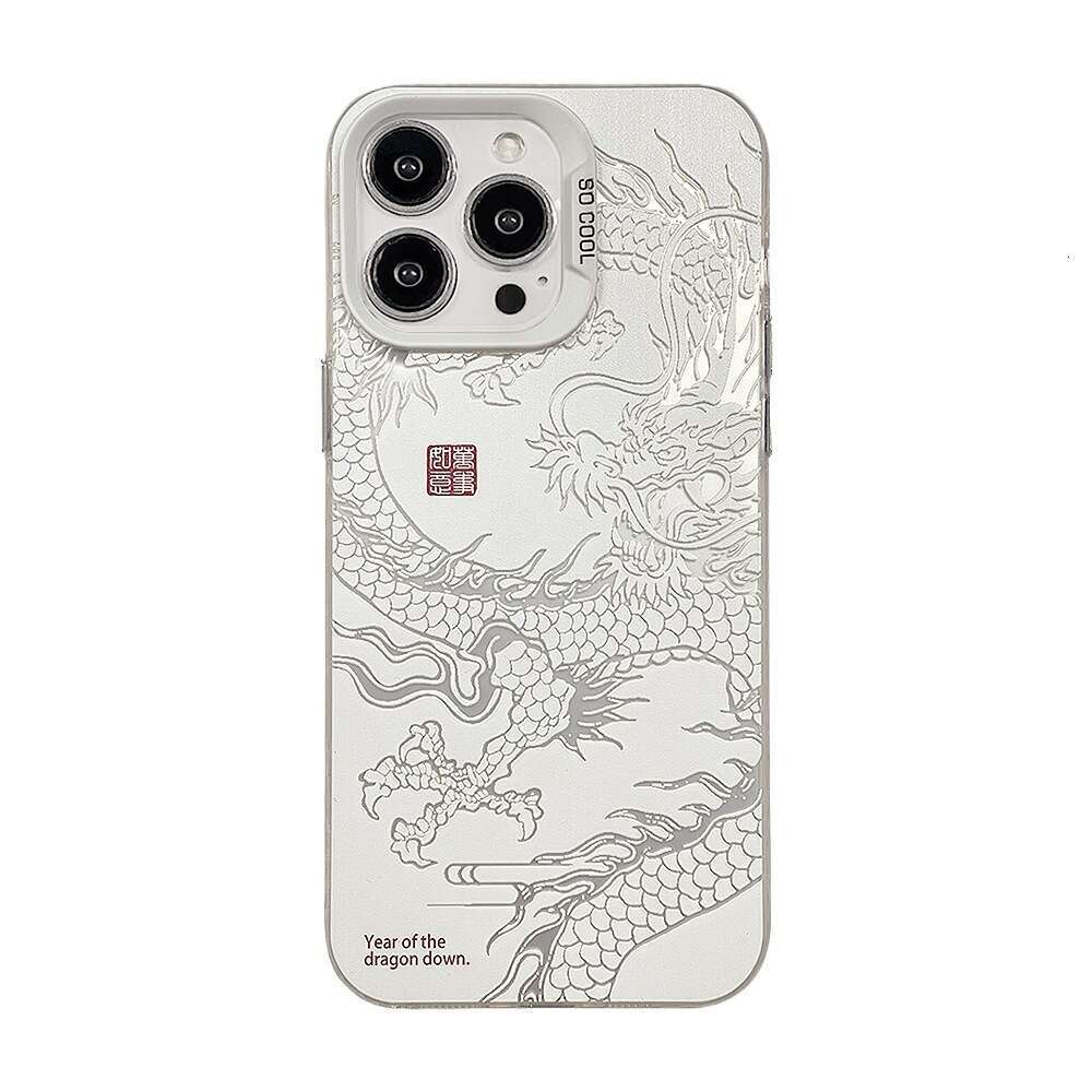 Chinese Dragon Compatible with 17 16 Case National Trend iPhone 15 Pro Max Personalized 14 Laser 12 Premium 13 S260128