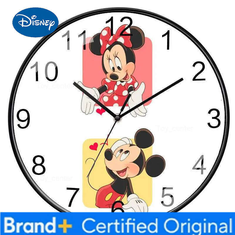 Disney Mickey Wall Clock, Cute Cartoon Creative Children's Living Room, Nordic Ins Wind Wall, Electronic Quartz Clock H26012811
