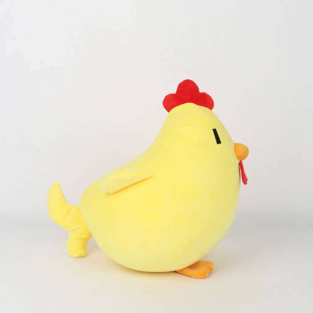 Plush Cartoon Game Soft Animal Chicken Pillow for Kids Accompany Toy Room Decor Y260128
