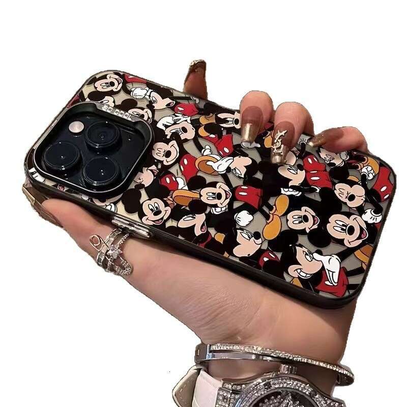 Full Screen Little Mickey Compatible with Apple 15 Max Phone Case iPhone 16 Cartoon 14 Pro Cute 17 New S260128