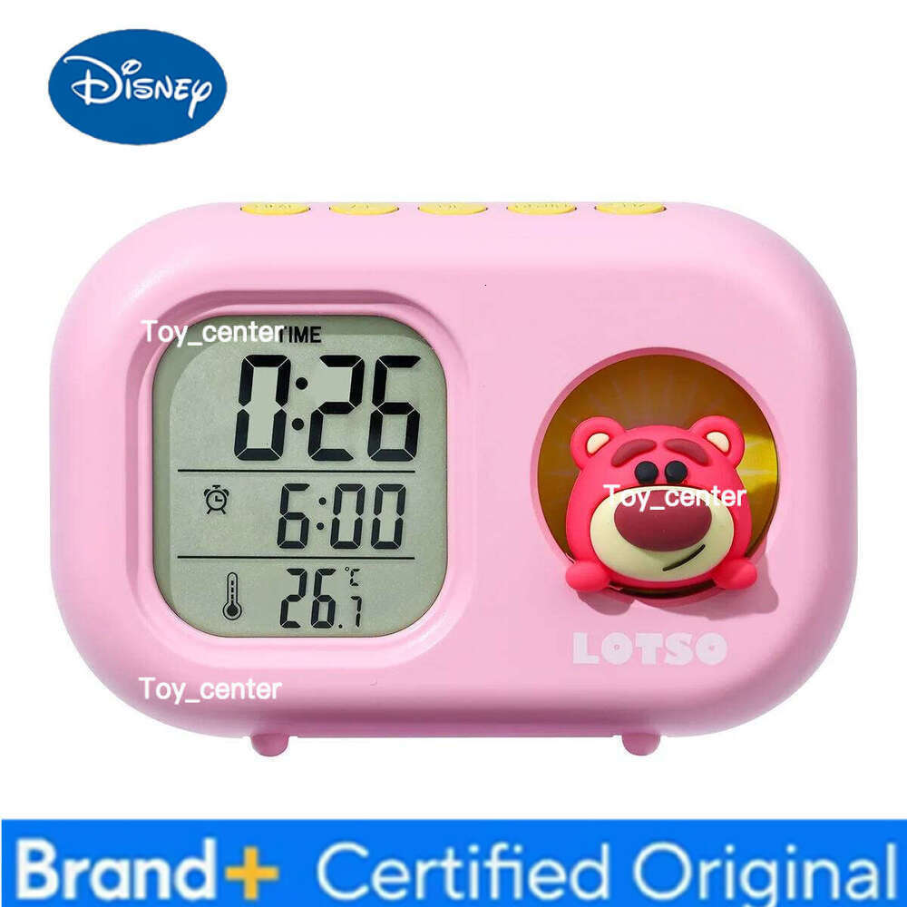 Disney Mickey Led Cute Electronic Digital Alarm Clock Cartoon Kawaii Doll Desktop Model Children'S Birthday Toy Gift H2601281