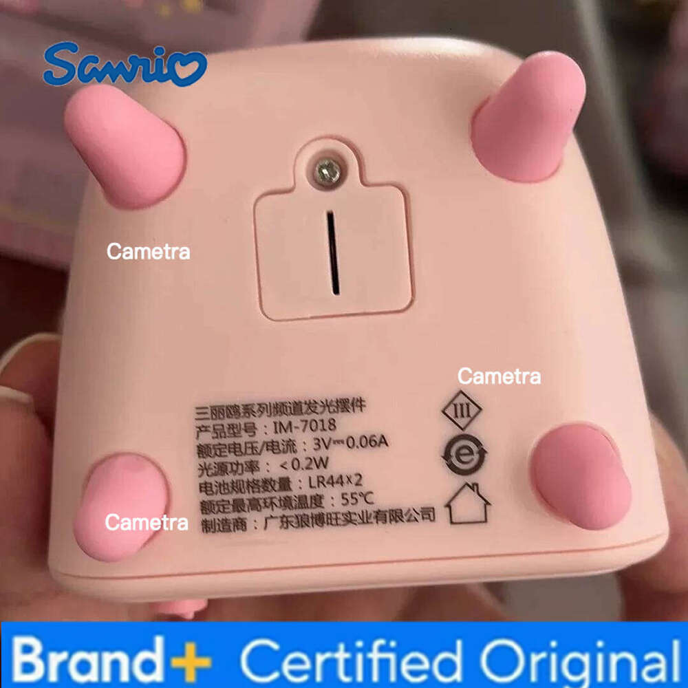 Sanrio Hello Kitty Cute TV Channel Series Emit Light Ornament Bedroom Night New Personality Originality Modeling Lamp H260128