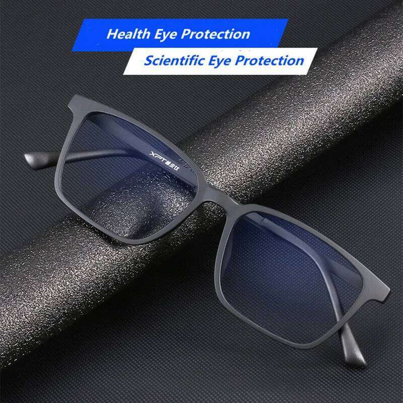 Ultralight Pure Titanium Photochromic Reading Glasses for Men Anti Blue Light Presbyopia Eyeglasses Resin Lens+0.5 0.75 1.75 2.5 26Y0128