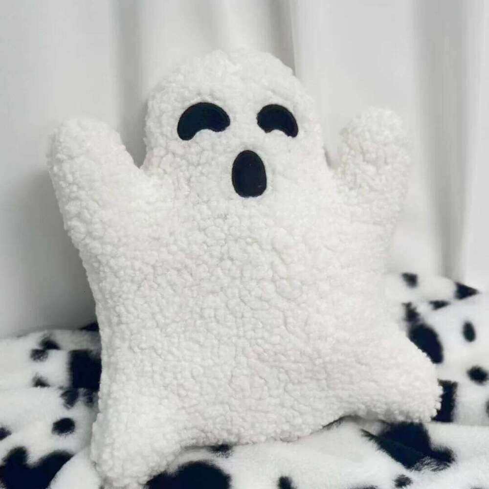20cm/30cm Cute Ghost Plush Toy Halloween Party Toys Spooky Atmosphere Kawaii Collectible Gift for Kids Home Decor Y260128