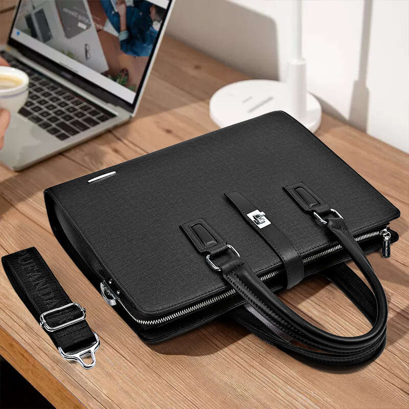 Luxury Shoulder Bags Fashion Handbag Horizontal Business Commuter Briefcase Men S A File Laptop Bag Gift SENYY
