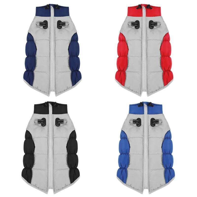 Warm Jacket Waterproof Dog Clothes Winter Pet Costume French Bulldog Coat Labrador Vest For Small Medium Large Dogs XJ260127