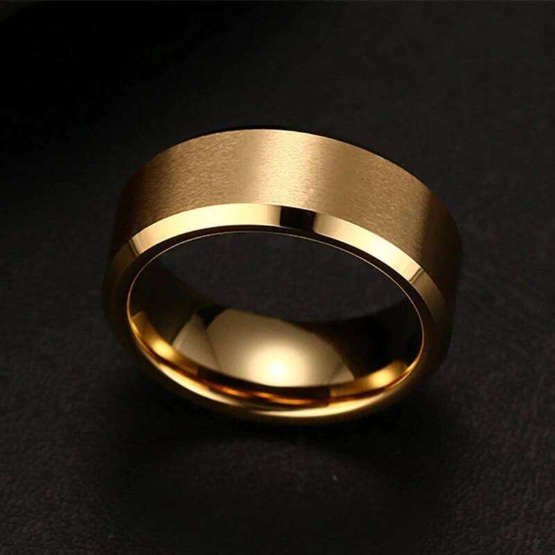Elegant Fashion Charm Jewelry Stainless Steel Rings for Women Men Party Birthday Gift XJ260127