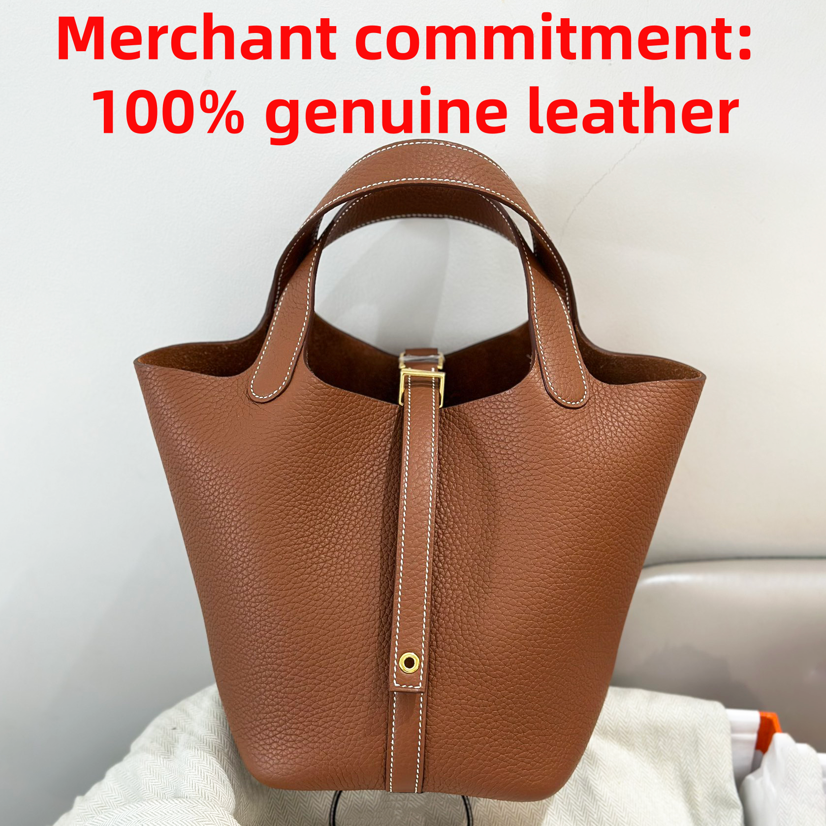 Top quality handbags Designer bags Luxury bag Womens picotins 18 22 26cm bucket bag With lock key Genuine leather Shoulder Bag Clutch fashion crossbody tote bag