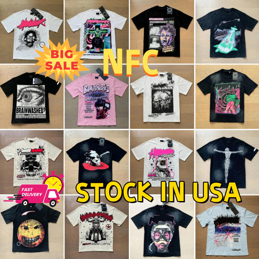 Mens t shirt designer shirt graphic tee designer clothes hipster washed fabric Street graffiti Letter print shirts Vintage colorful Loose fitting mens clothing