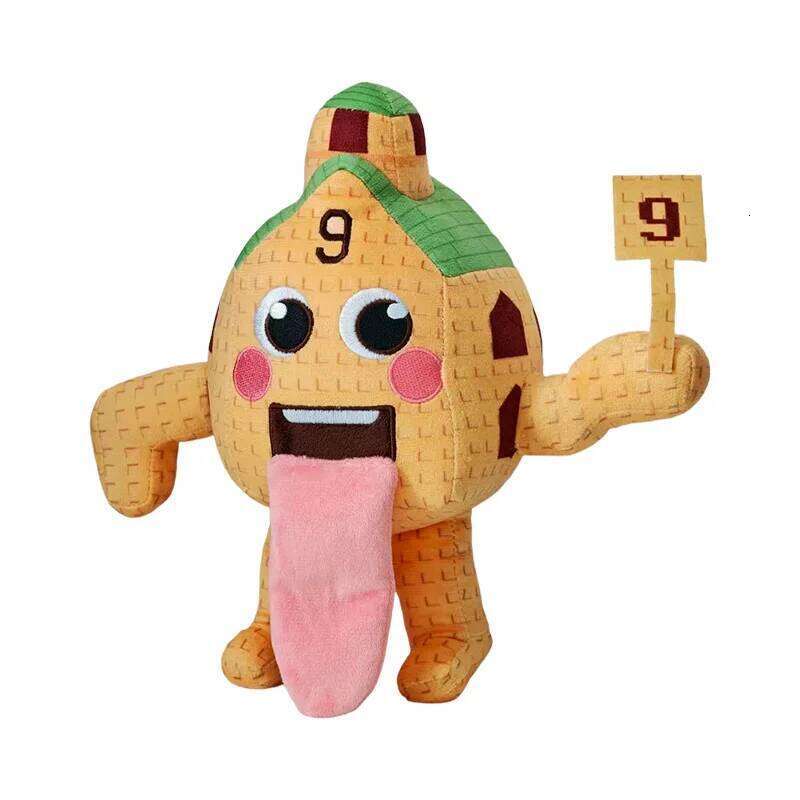 Kawaii Cartoon Steal a Brainrot Plush Toy Around Games Lovely House Number 9 For kids Birthday Halloween Gift Home Decor Y260128