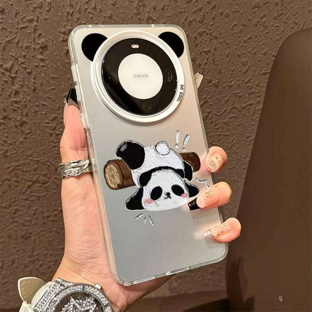 Playful Panda Huawei Mate60 Pro Phone Case P60E Compatible with Nova 12/11 Niche MT50/P40 Cute S260128