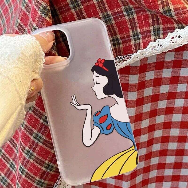 Snow White Compatible with 16 Pro Max Phone Case iPhone 15 New Apple 14/13/12/11 Soft S260128