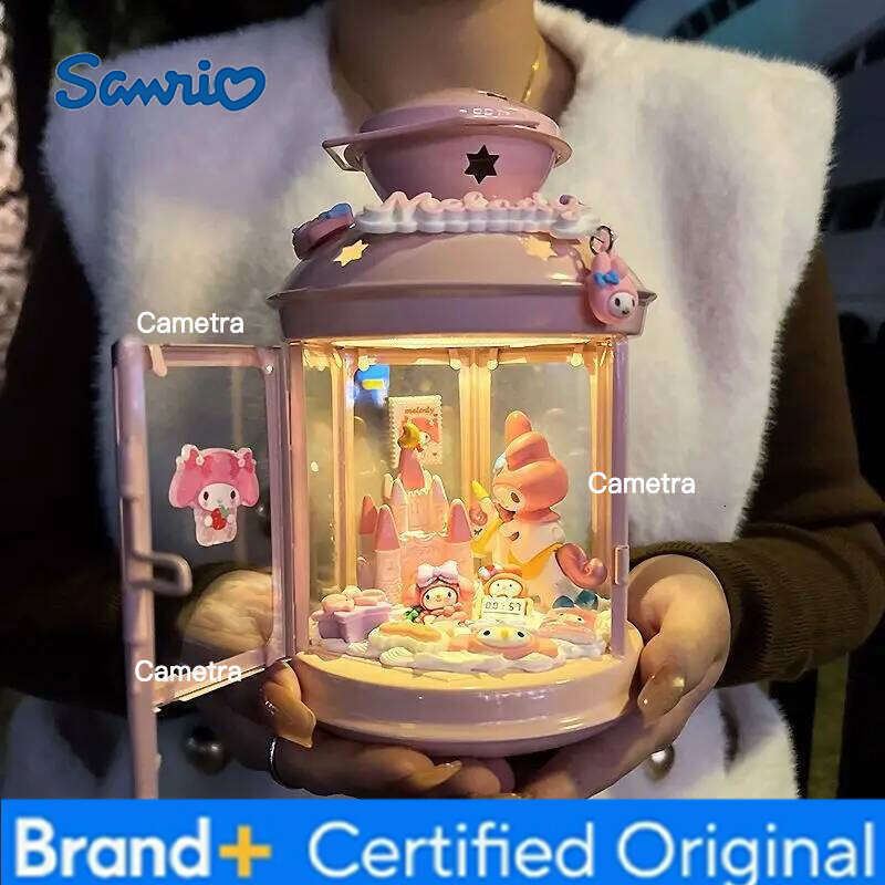 Sanrio New Hello Kitty Kuromi My Melody Cinnamoroll Creative Personality Cartoon Cute Girly Heart Tabletop Decoration Night Light Gift H2601281