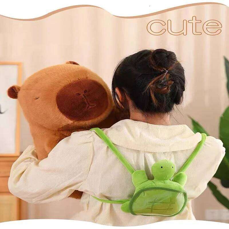15-32cm Capybara Simulation Capibara Fluffty Toy Kawaii Plushie Cute Stuffed Animals Soft Doll Plush Gift Kid Toys Y260128