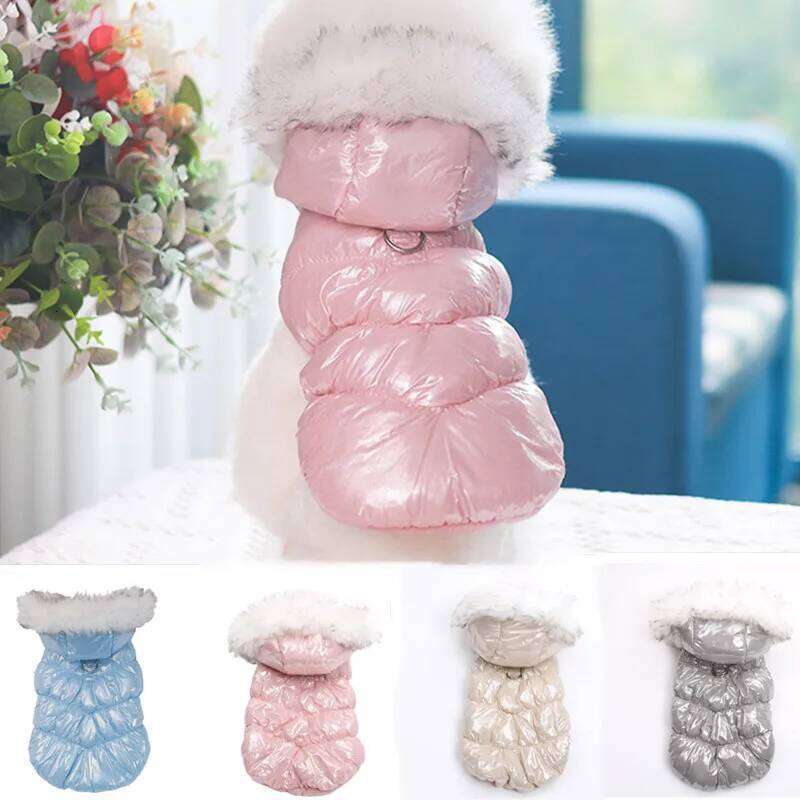 Winter Dog Clothes Warm Down Coat for Small Dogs Thicken Waterproof Hooded Puppy Pet Jacket Windproof Clothing Overalls XJ260127