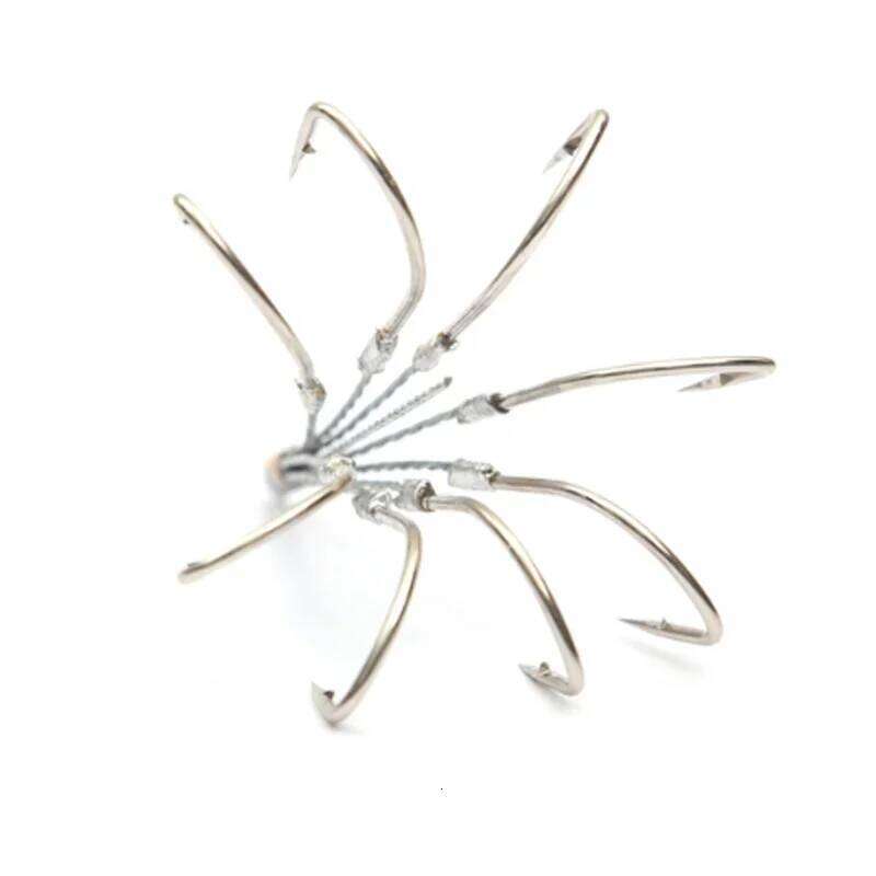 5/6/8 Claw High Carbon Steel Treble Hooks Super Sharp Grappling Hook Fishing Gear Tackle Fishhook Z260128