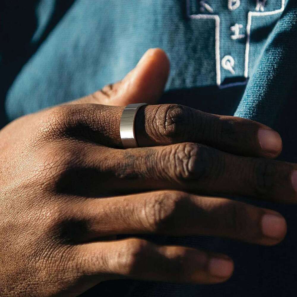 Vnox 6/8/11.5mm for Men, Waterproof Never Fade Stainless Steel Finger Band, Reszibale Plain Classic Basic Punk Ring XJ260127