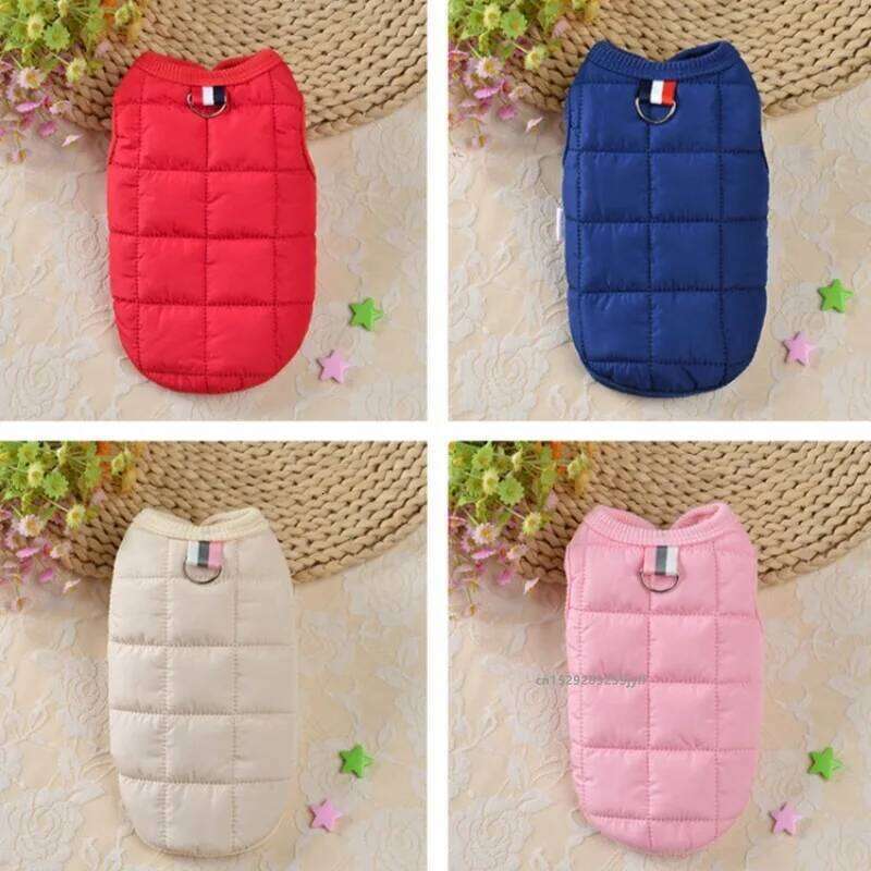 Winter Warm Dog Coat Jacket Windproof for Small Dogs Padded Clothing Chihuahua Clothes Pet Supplies XJ260127