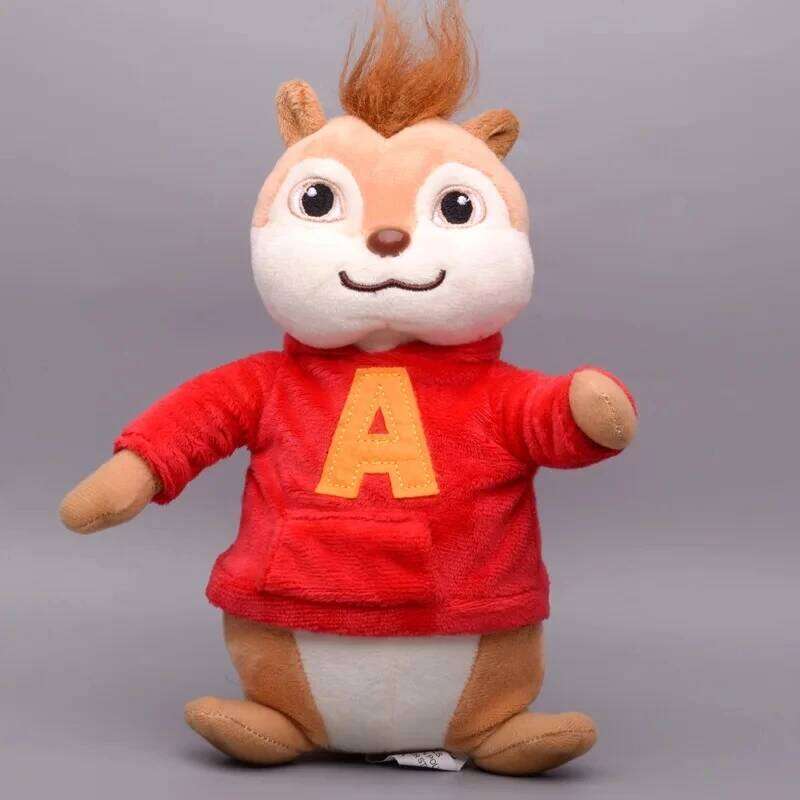 Game Alvin and the Plush Toys Kawaii Fluffy Chipmunks Stuffed Animals Children Xmas Gift 20CM Y260128