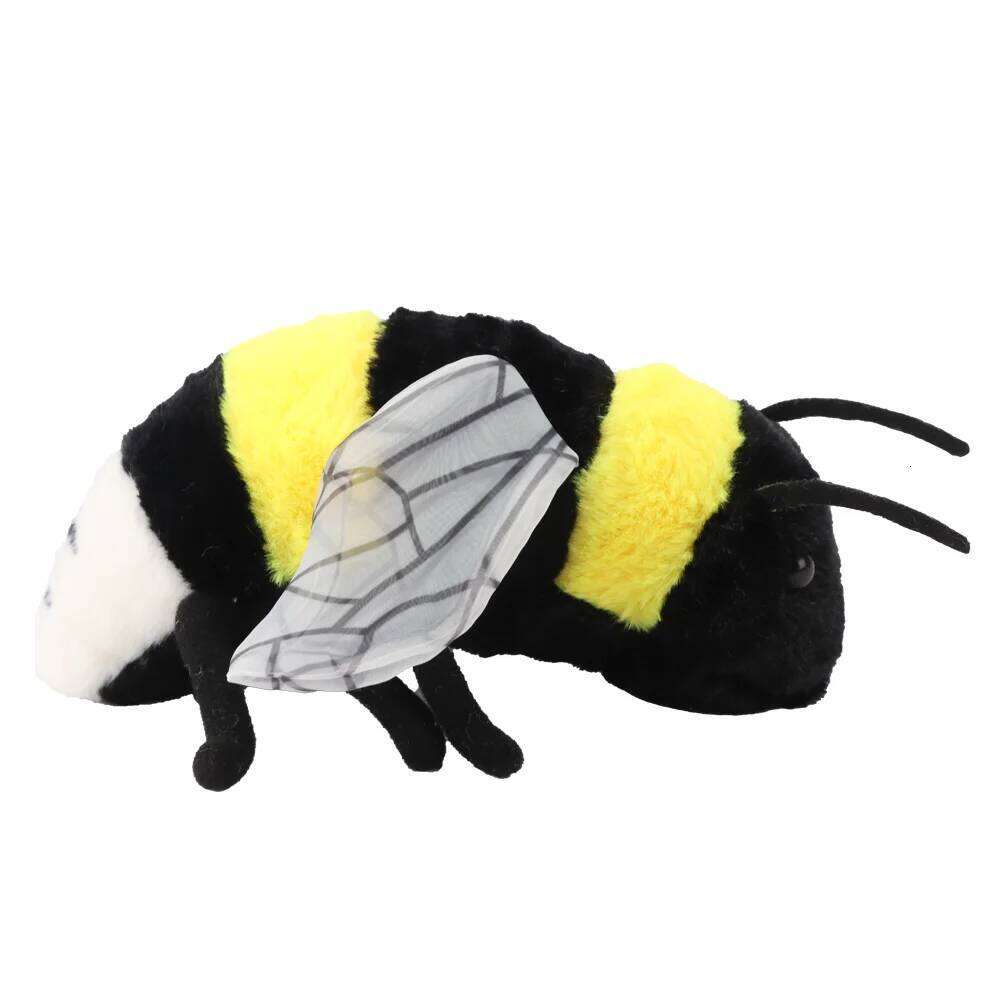 2 Sizes Lifelike plush toy Soft Stuffed Cute Toy Bee Plush Honeybee For Children Insect Enthusiasts Home Decoration Y260128