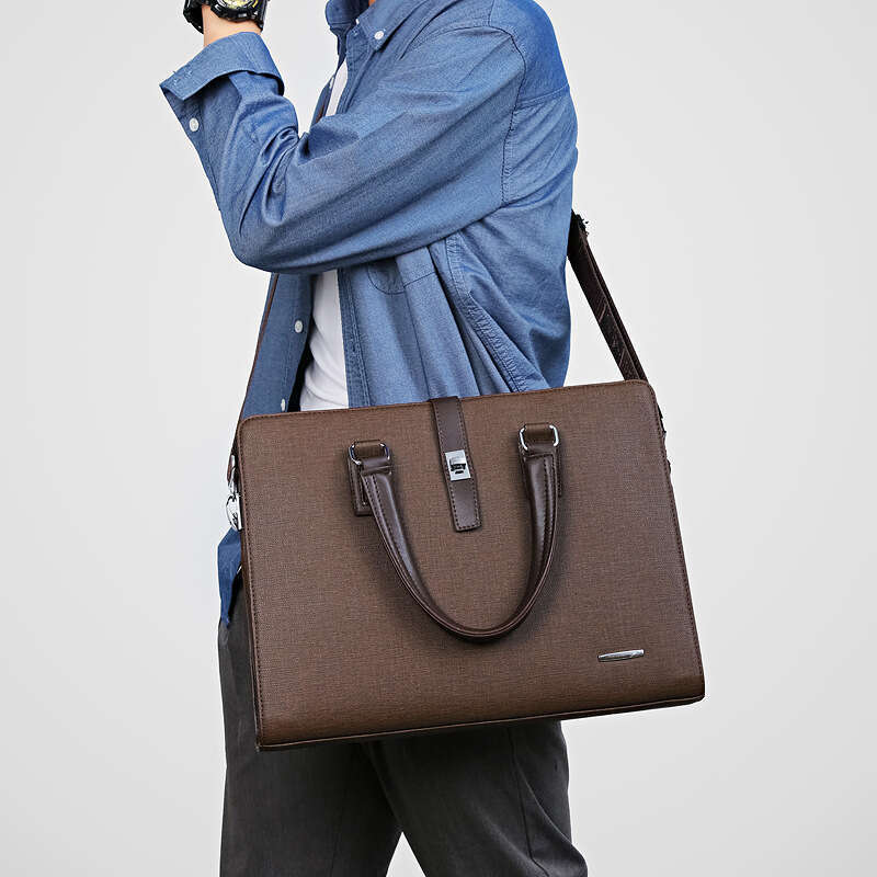 Luxury Shoulder Bags Fashion Handbag Horizontal Business Commuter Briefcase Men S A File Laptop Bag Gift SENYY