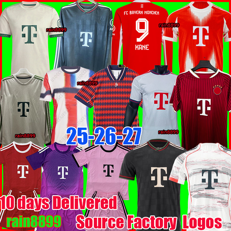 25 26 bayerns munchens kit jersey OLISE fc bayerns trikot 2025 2026 maillot kits Camiseta Futbol bayerns munichs soccer jerseys player KANE MUSIALA MULLER SANE