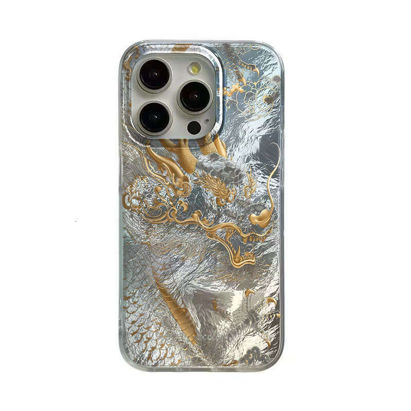 Xiangyun Golden Dragon Compatible with Apple 17 Pro Phone Case iPhone 16 Shockproof 15 National Trend 14 Cross-Border 13 Hot Item 11X S260128