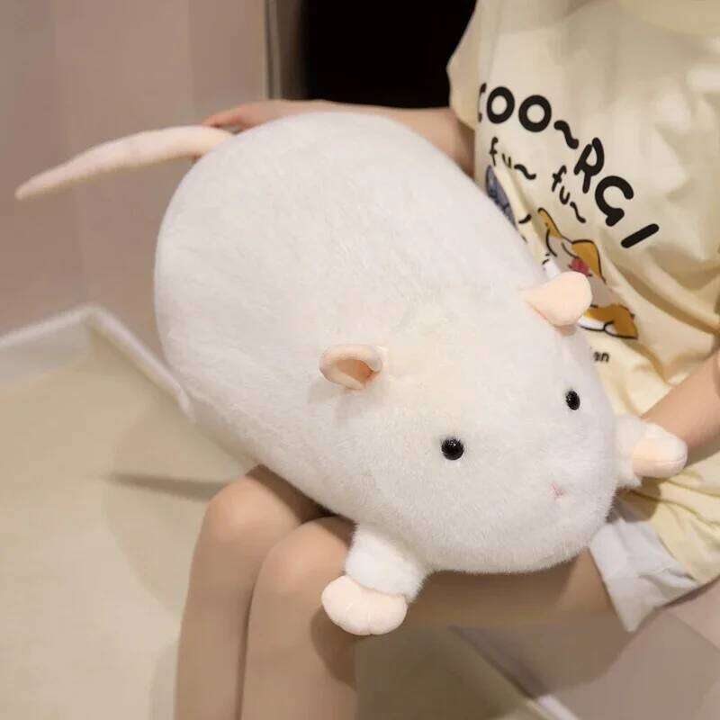 Big Size Simulation Mouse Plush Toy Stuffed Fancy Rat Plushies Soft Animal Doll Huggable Pillow Home Decor Birthday Gifts Y260128