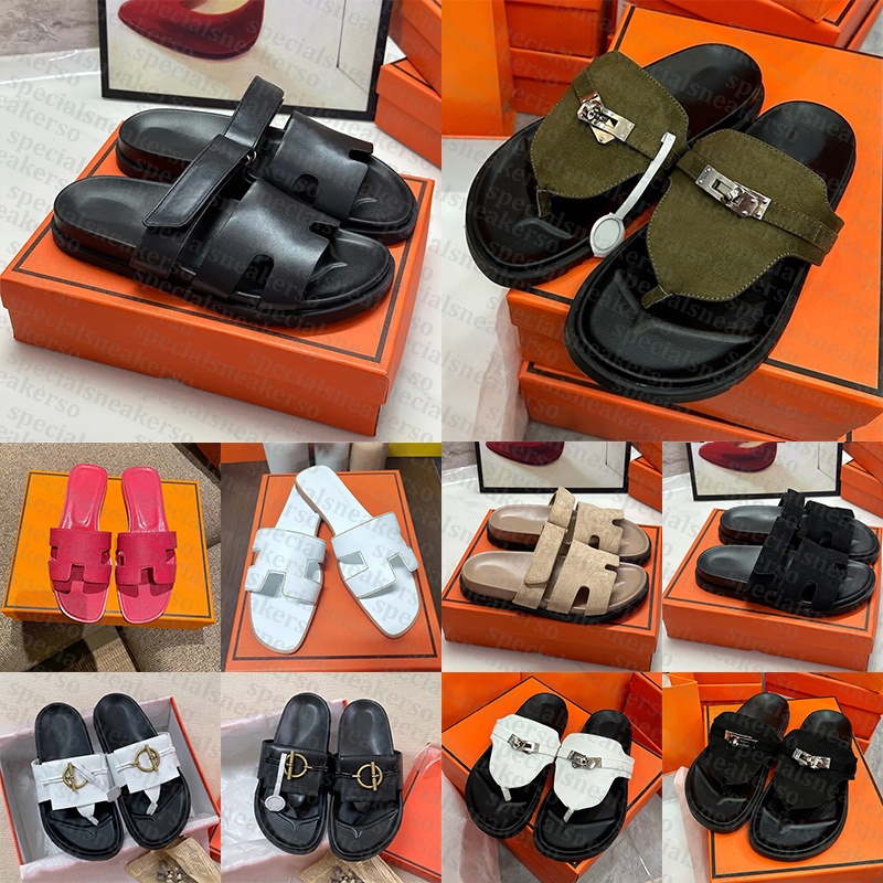 Free Shipping Designer Oran Sandals Claquette Clogs Heels Slippers Slides Clog For Mens Famous Black Blue Womens Sandal Flats Fur Mules Sabot Sandale Flip Flops