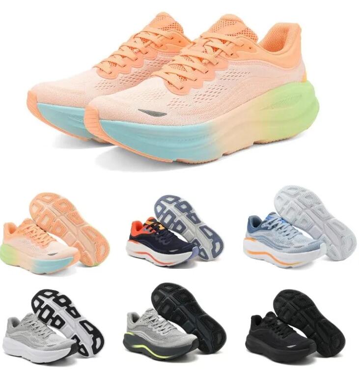 Treeperi Bondi Cushioned Road Running Shoes Top Everyday Running Walking Shoe Trail Sneakers Lighter Flexible Mysterybox Store dhgate T88 wholesale fo