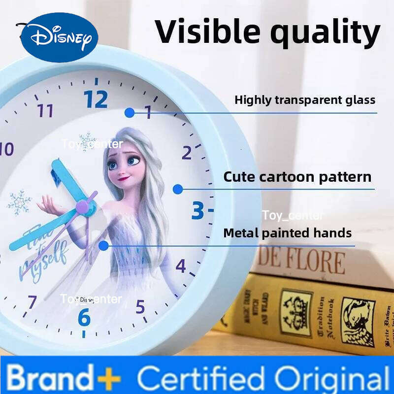 Disney Mickey Snow Strawberry Bear student alarm bedside table clock simple home cartoon children's desk ornaments H2601281