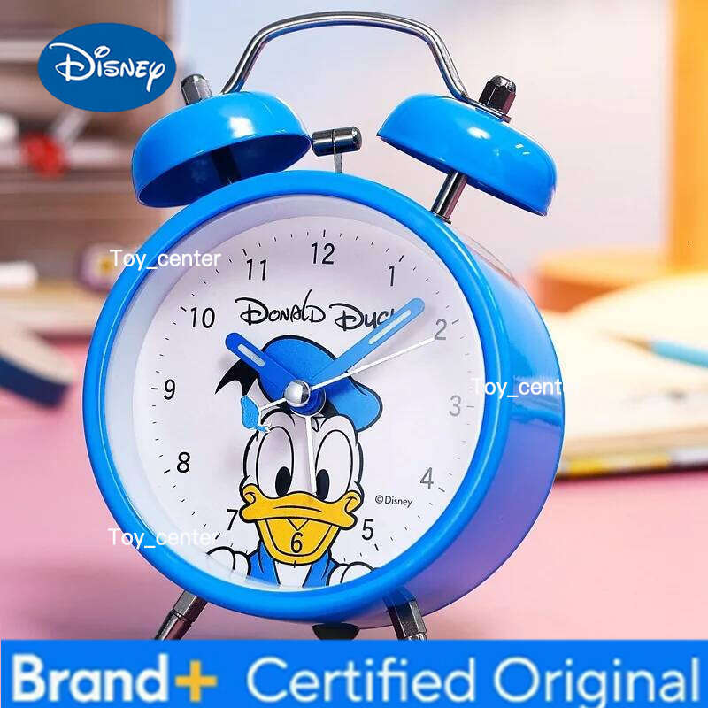 Disney For Children Alarm Clock Duck Donald Stitch Pooh The Winnie Lotso Cartoon Student Boy Girl Kid Cute Quartz Strike Beep H260128