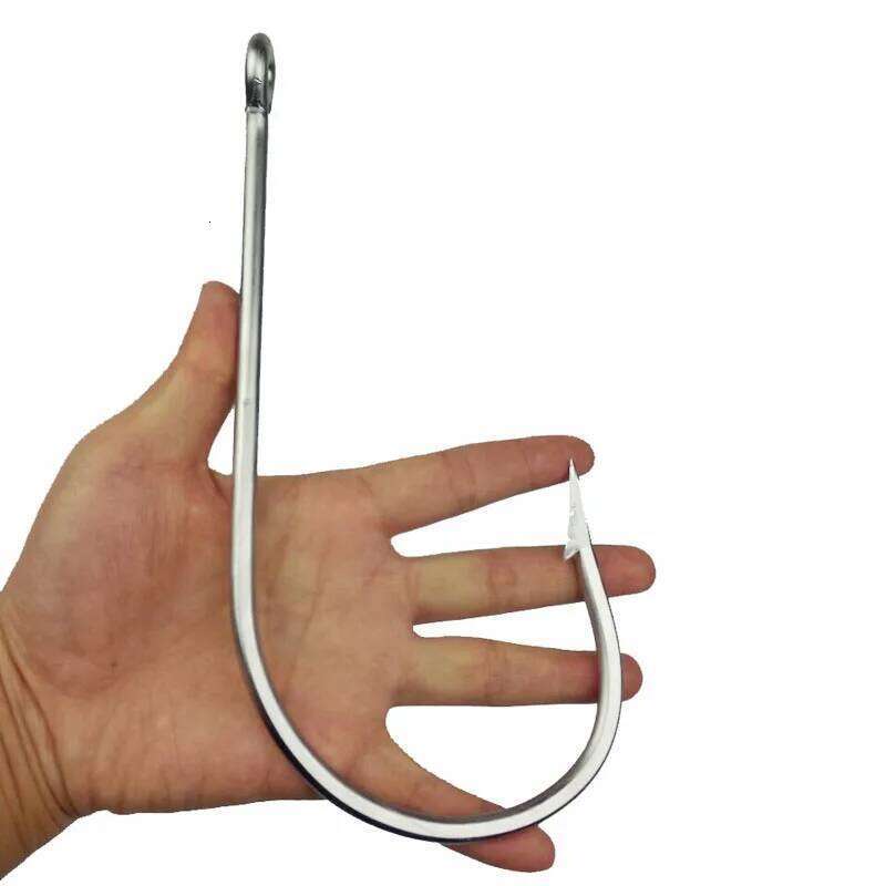 Stainless Steel Fishing Hook, Shark, Strong, Thick, Big Game Fish, Tuna Fishhook, Size 18/0 Z260128